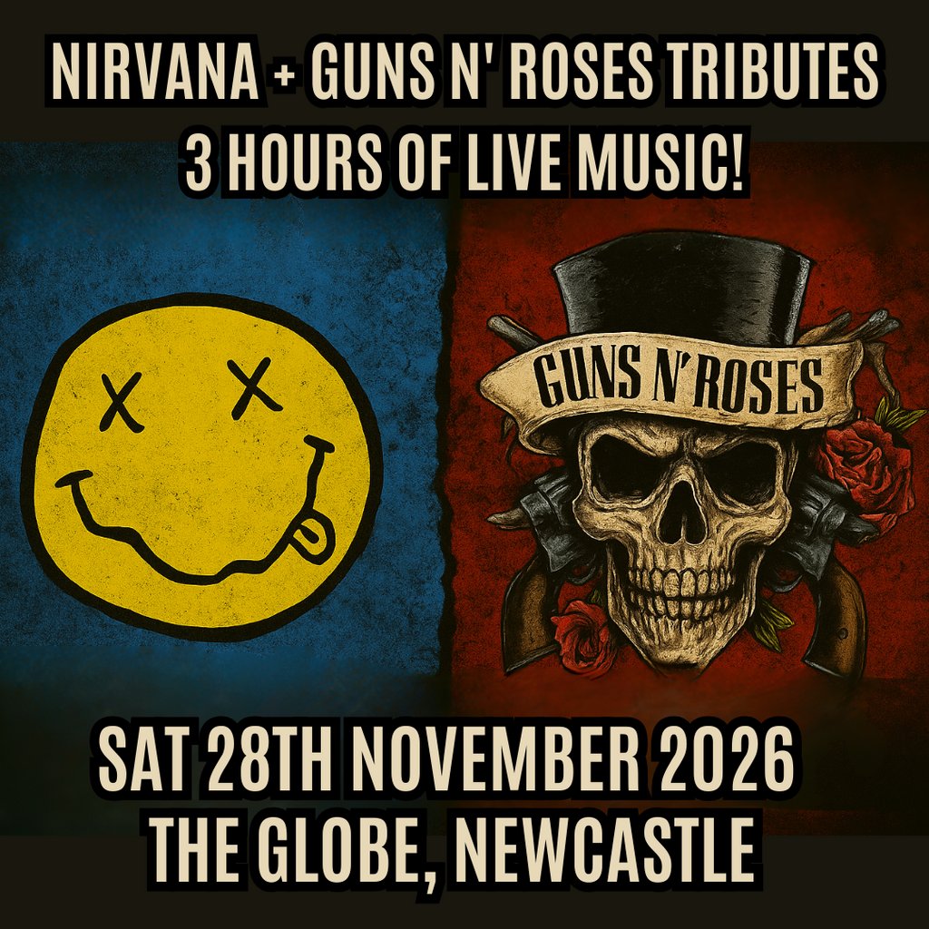 Nirvanher + Bras N' Roses (Nirvana + GN'R), The Globe, Newcastle
