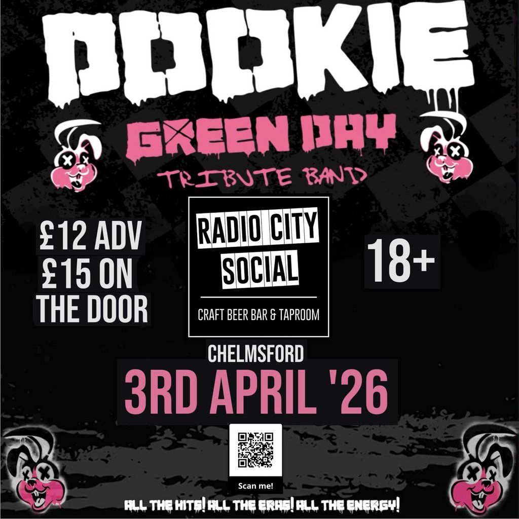 Dookie a  tribute to Green Day @ Radio City Social Chelmsford C