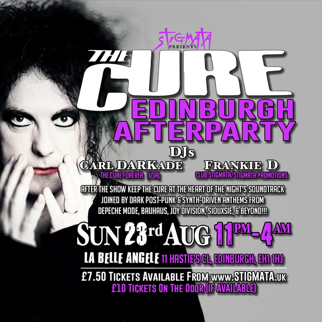 The Cure Aftershow Edinburgh