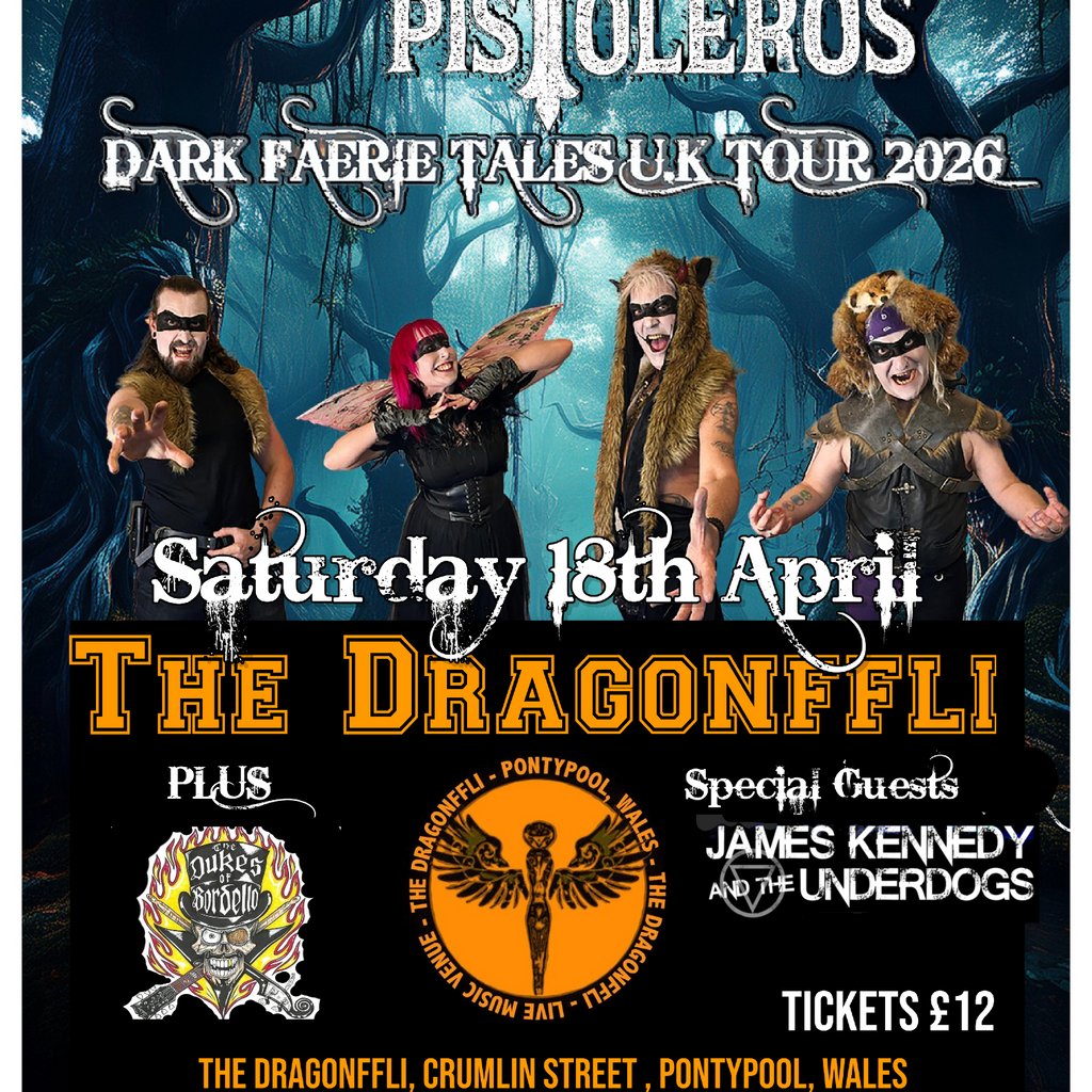 GYPSY PISTOLEROS -Dark Faerie Tales U.K. Tour 2026 -WALES