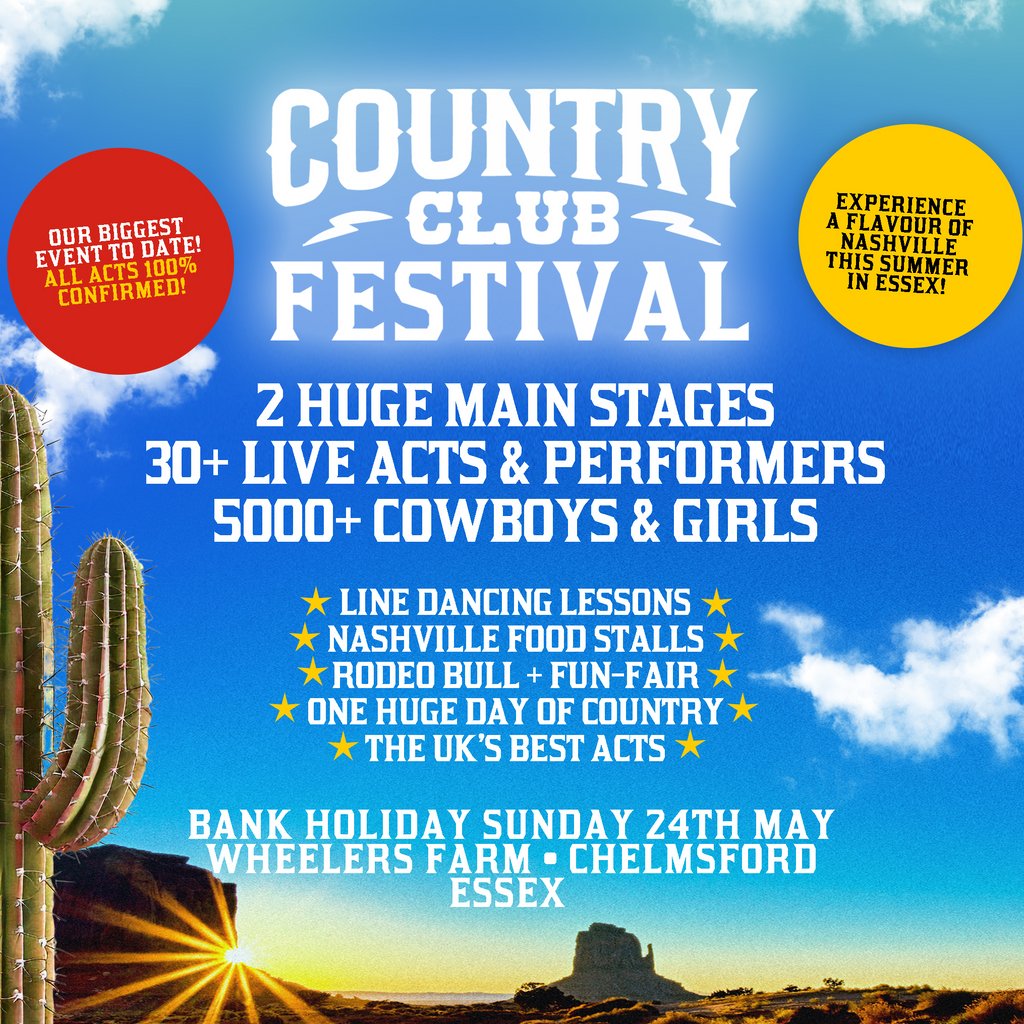 Country Club - Outdoor Country Music Festival - Chelmsford