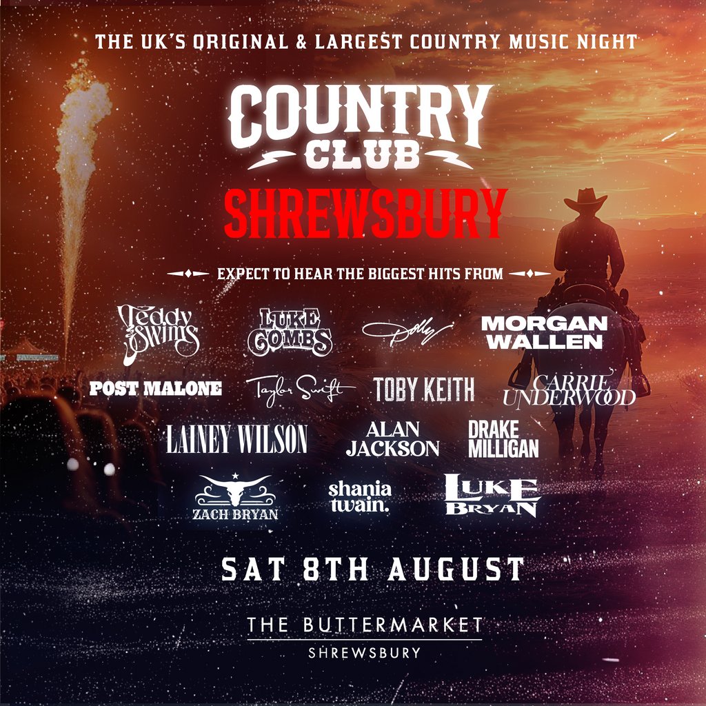 Country Club - Country Music Festival - Shrewsbury