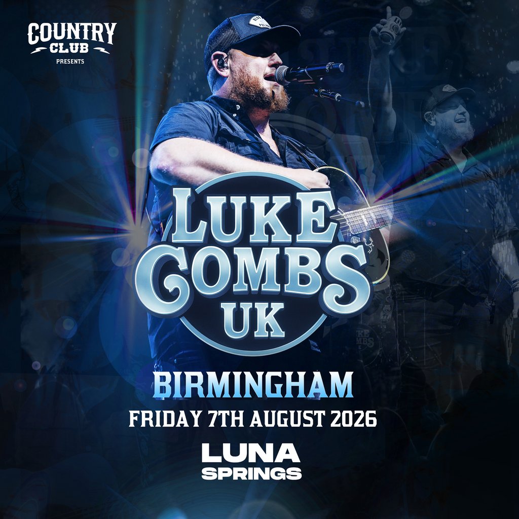 Luke Combs UK - With Full Band Live - Birmingham