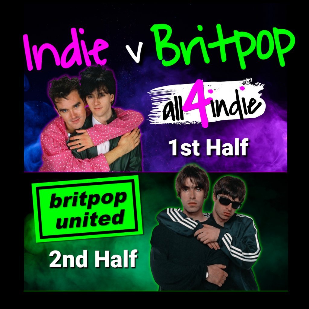 Indie v Britpop Double Headliner