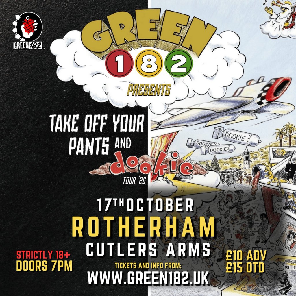 GREEN 182 - Take Off Your Pants & Dookie Tour 2026!