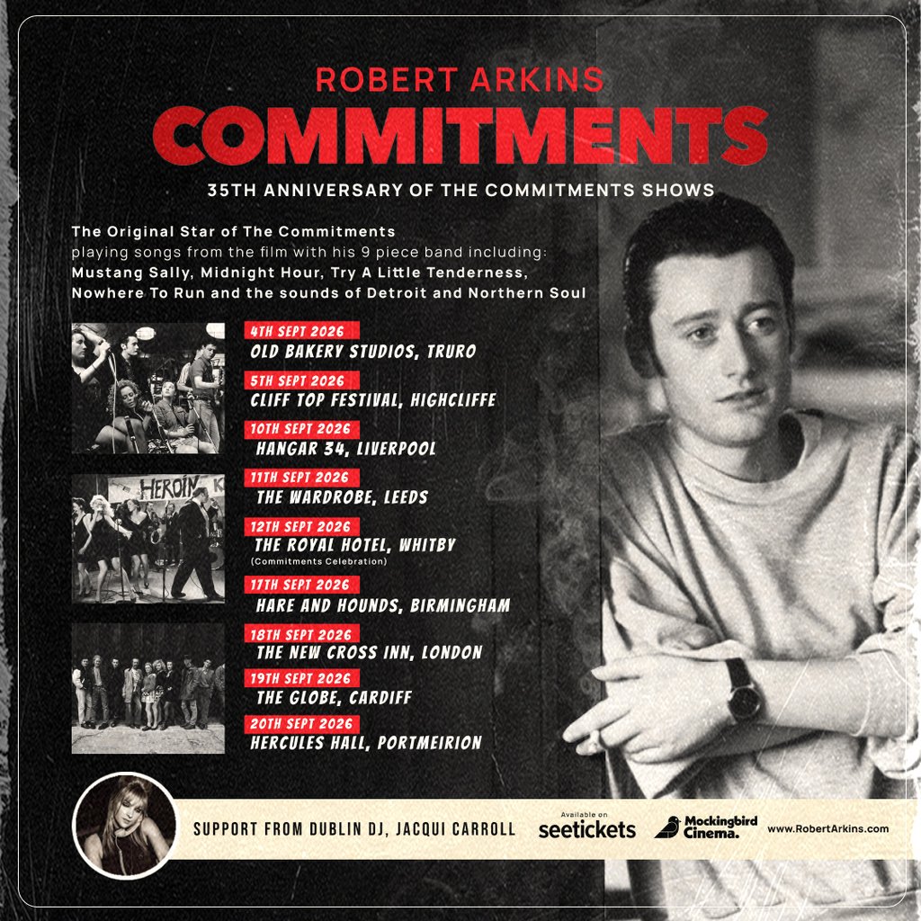 Robert Arkins - Commitments *SOLD OUT*