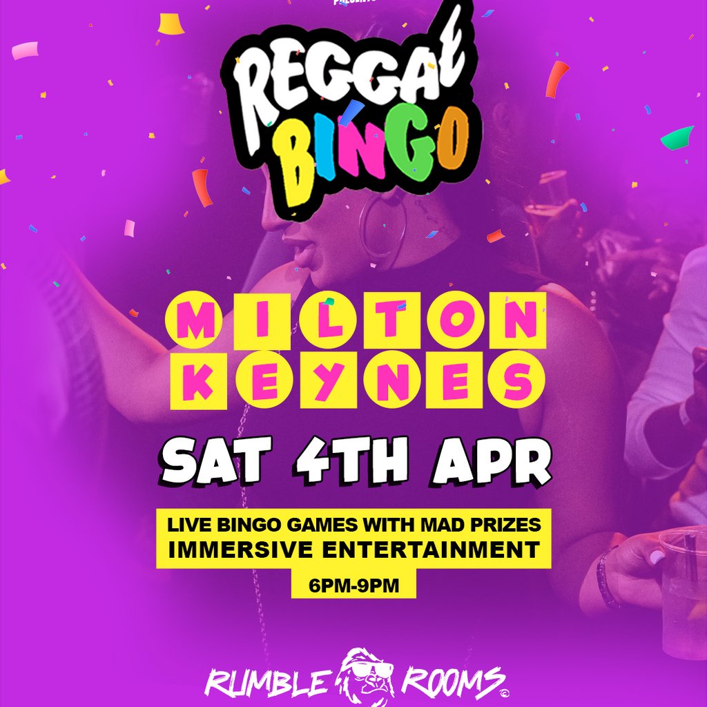 Reggae Bingo - Milton Keynes - Sat 4th Apr