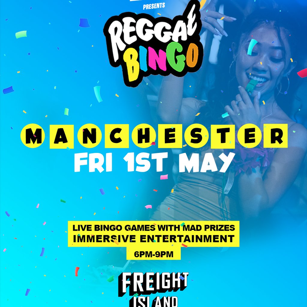 Reggae Bingo - Manchester - Fri 1st May
