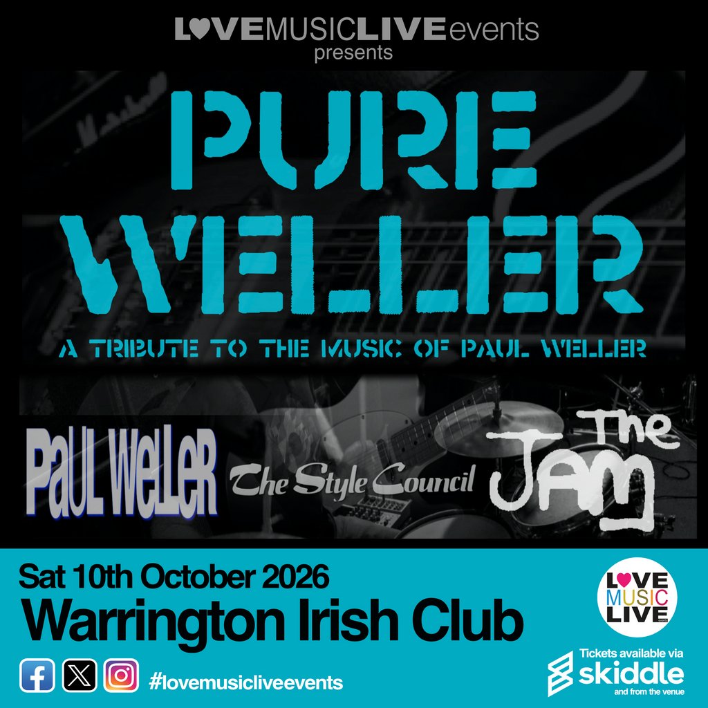 PURE WELLER - A Tribute to Paul Weller, Style Council & The Jam