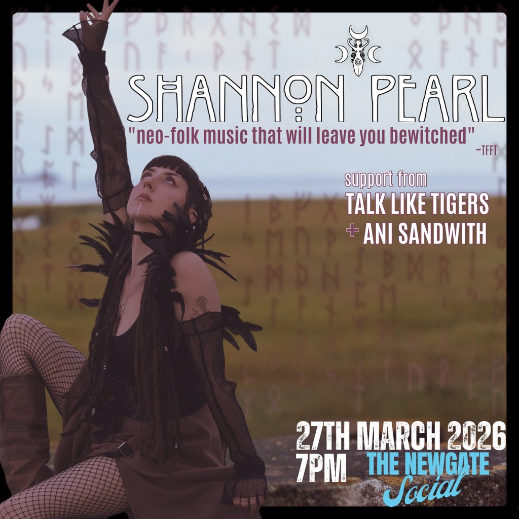 Shannon Pearl supported by Talk Like Tigers & Ani Sandwith