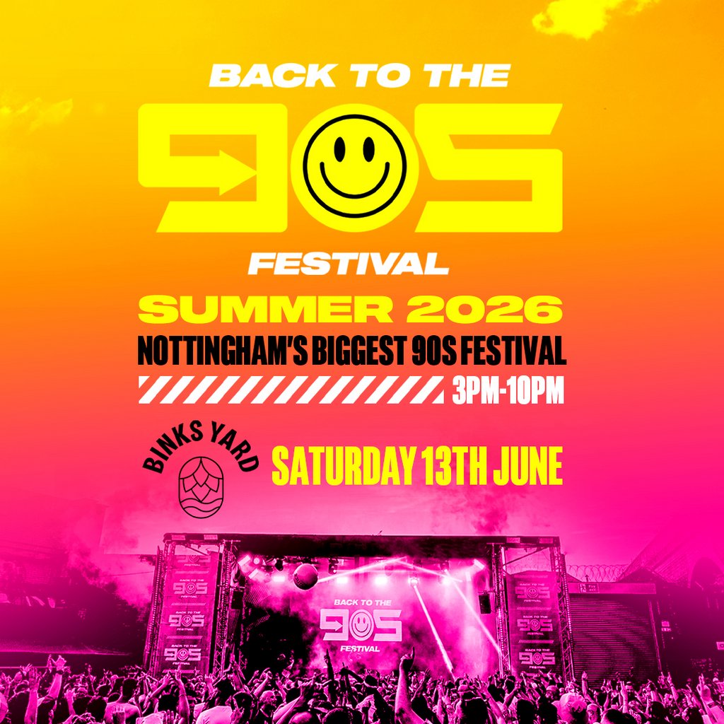 Back To The 90s Outdoor Fest - Saturday 13th June - Binks Yard