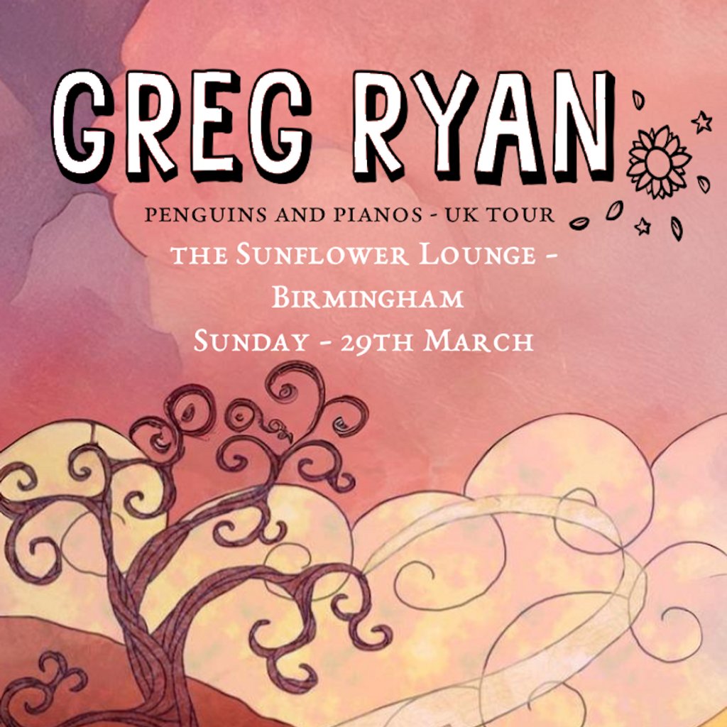 Greg Ryan - Penguins and Pianos UK Tour - Birmingham