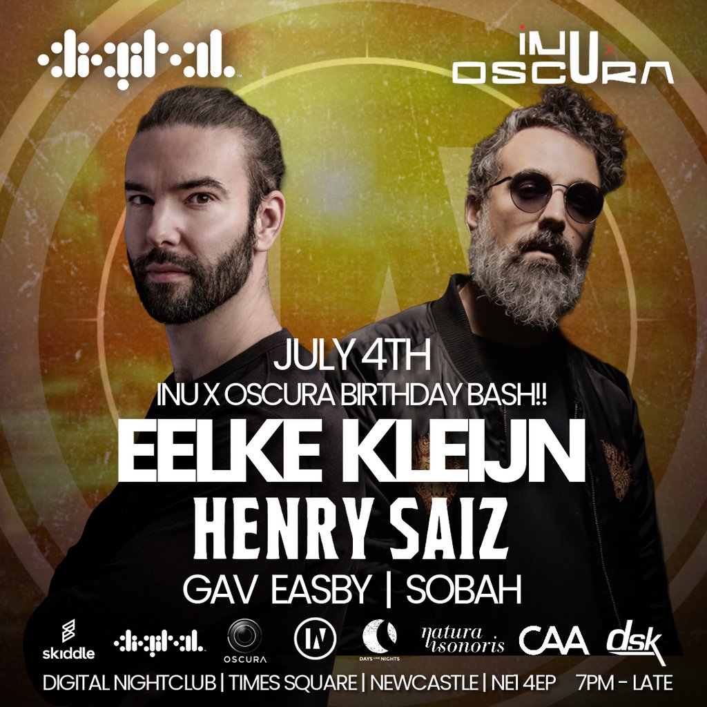 inU x OSCURA 1st Birthday Bash! (Eelke Kleijn & Henry Saiz)