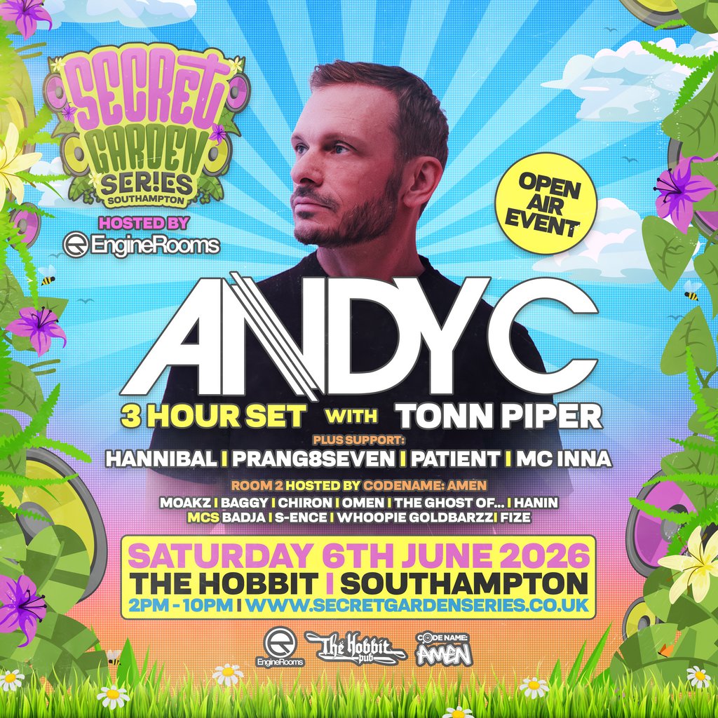 Secret Garden Series Hosts ANDY C 3 HOUR SET