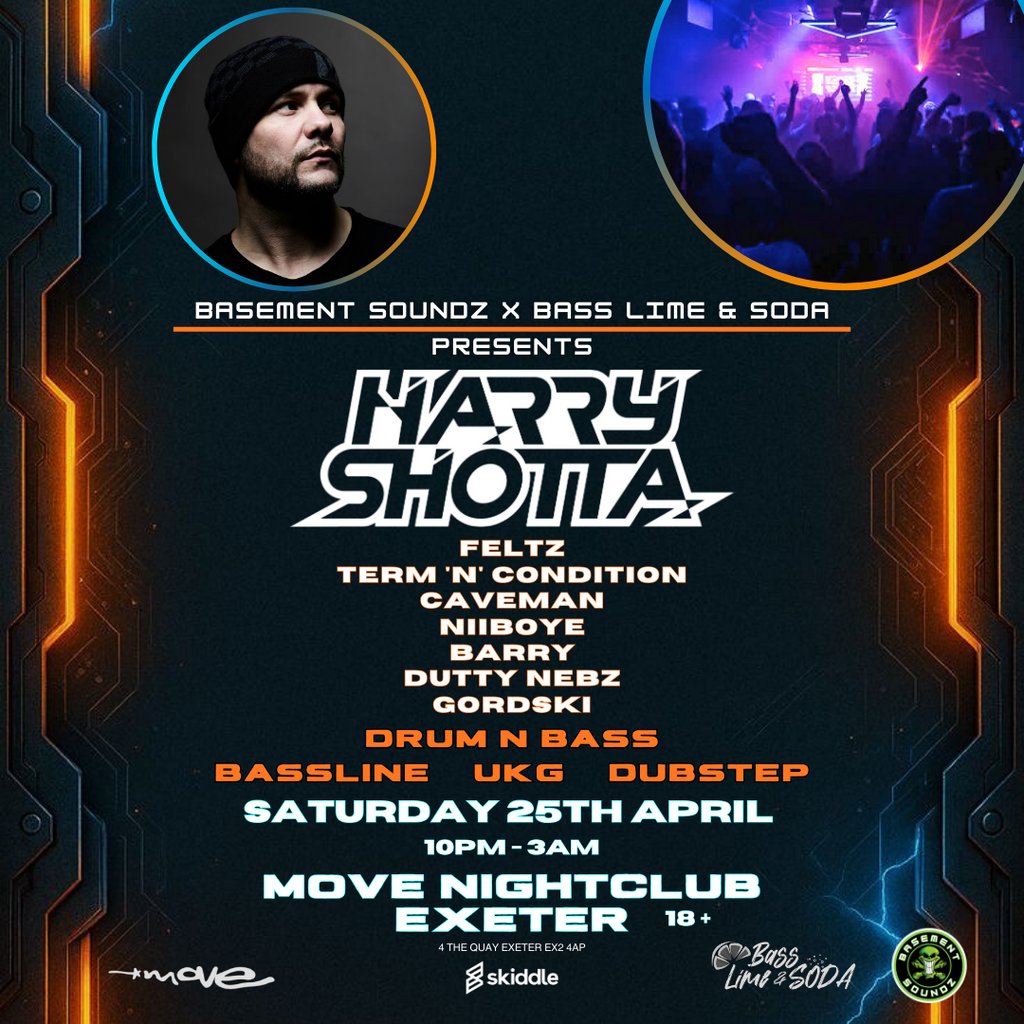 Basement soundz - HARRY SHOTTA | Move Exeter