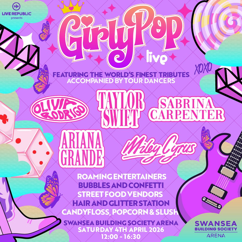 GirlyPop Live | Swansea Building Society Arena, Swansea