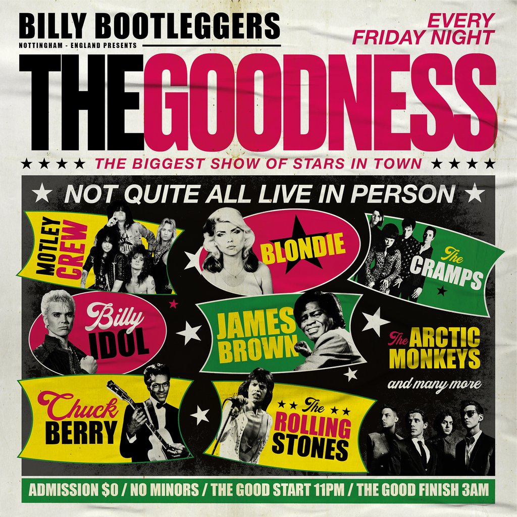 THE GOODNESS - Fridays @ Billy's