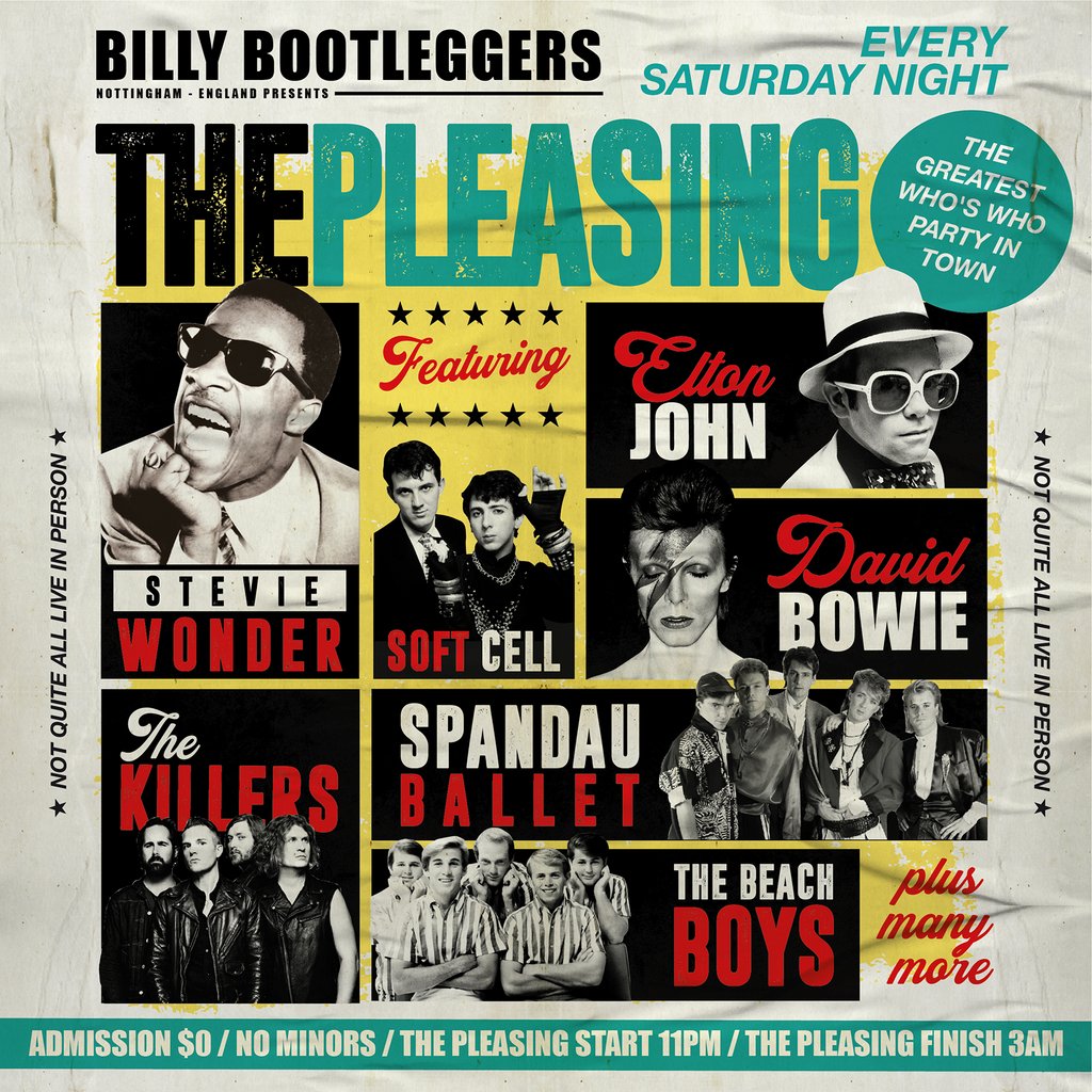 THE PLEASING - Saturday Nights @ Billy's