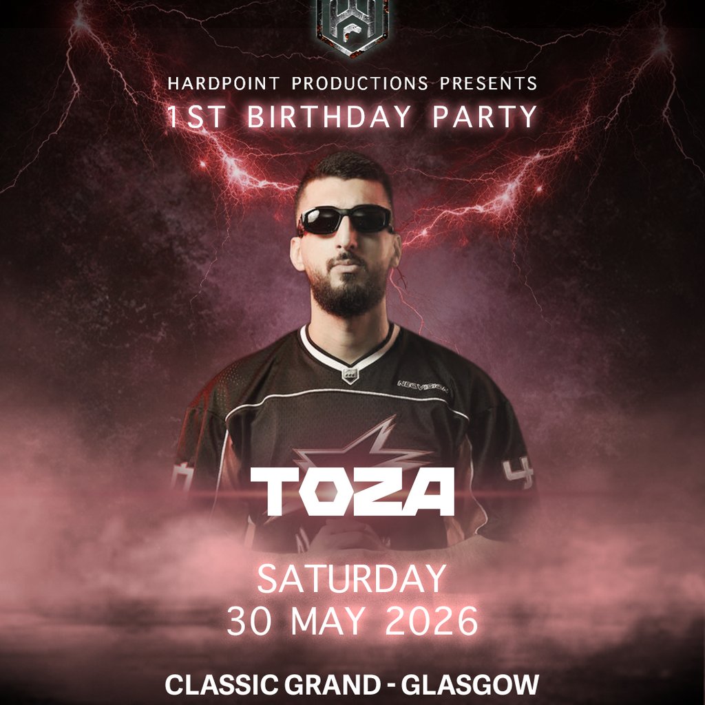 Hardpoints First Birthday:TLØ - TOZA - ROSBEEK