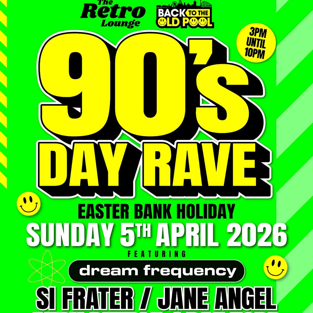 Back To The Old Pool present's 90's Day Rave