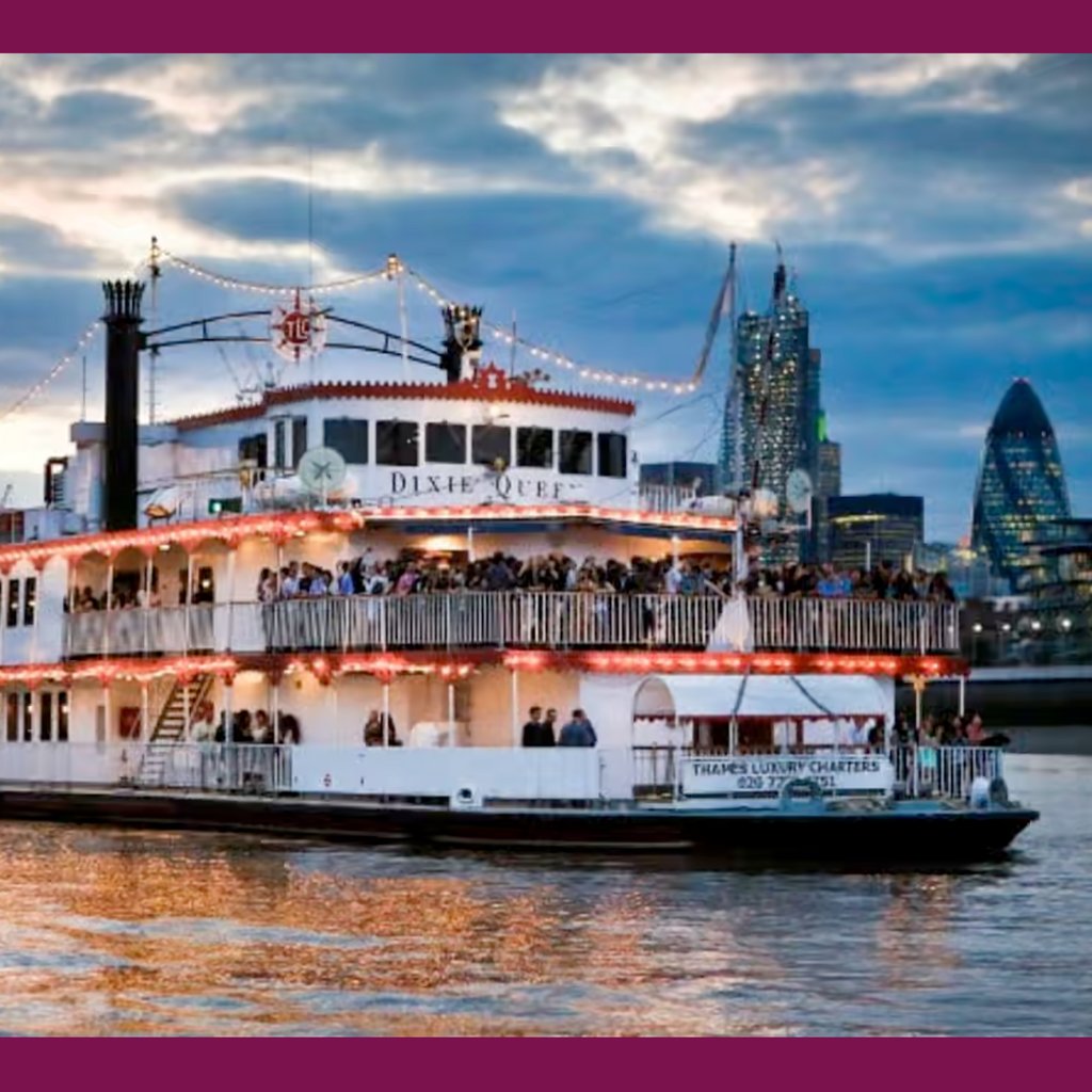 Rock Steady 60 ft. Keith & Tex +more Dixie Queen Thames cruise