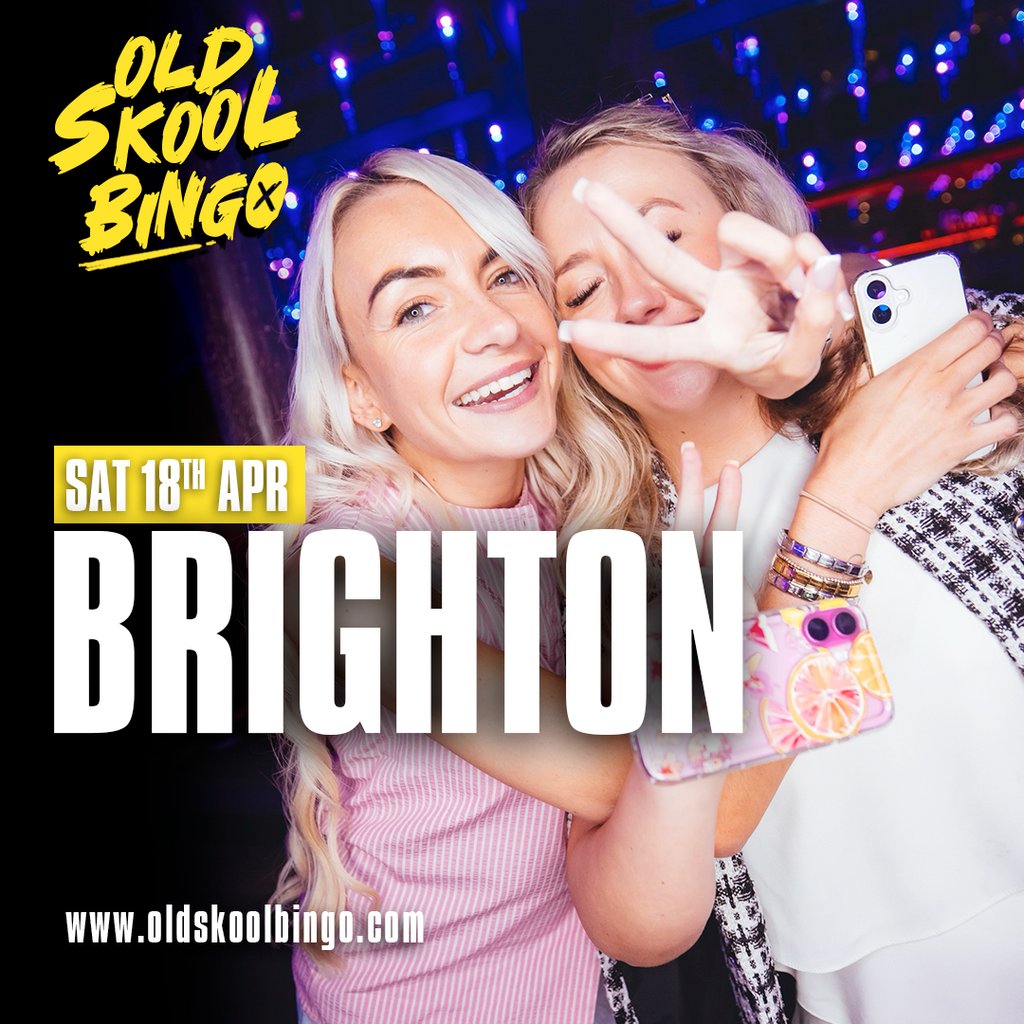 Old Skool Bingo Sat 18th April Brighton
