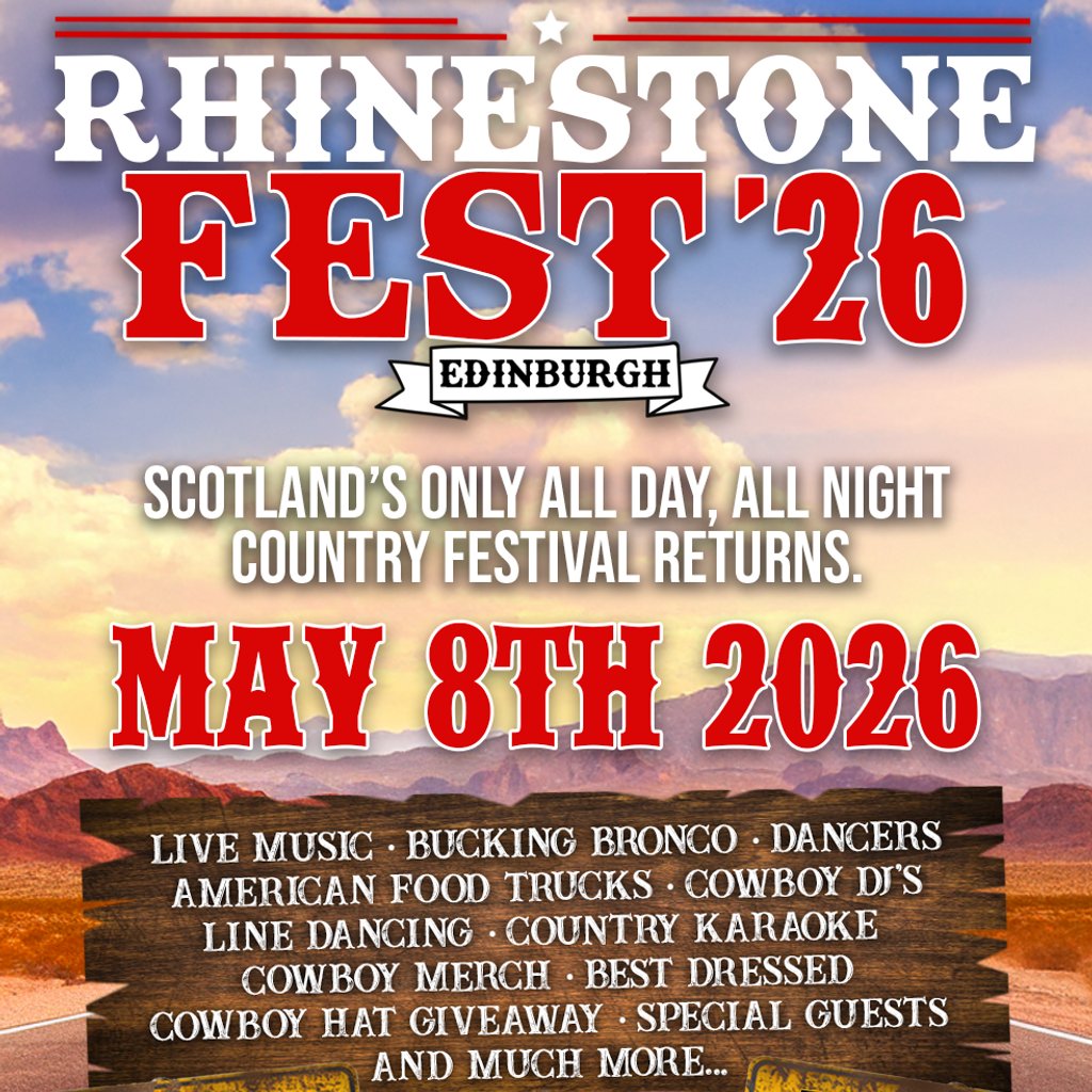 Rhinestone Fest: Edinburgh, May 8th 2026