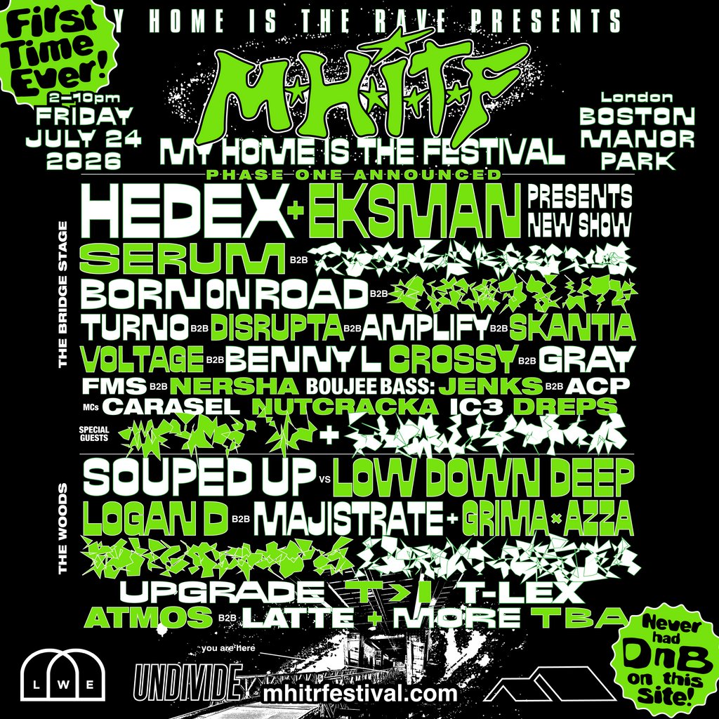 Hedex Presents: My Home Is The Rave Festival