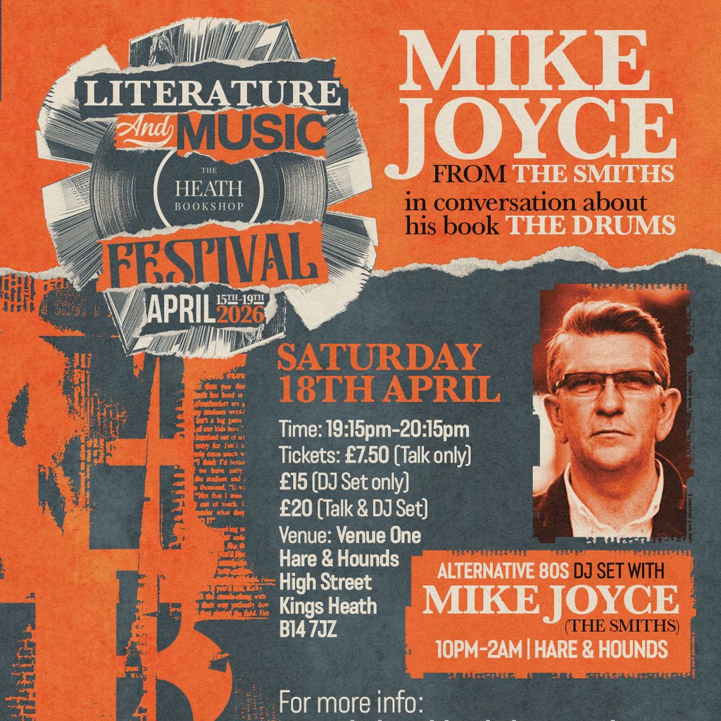 Mike Joyce (The Smiths) DJ Set - Alternative 80's