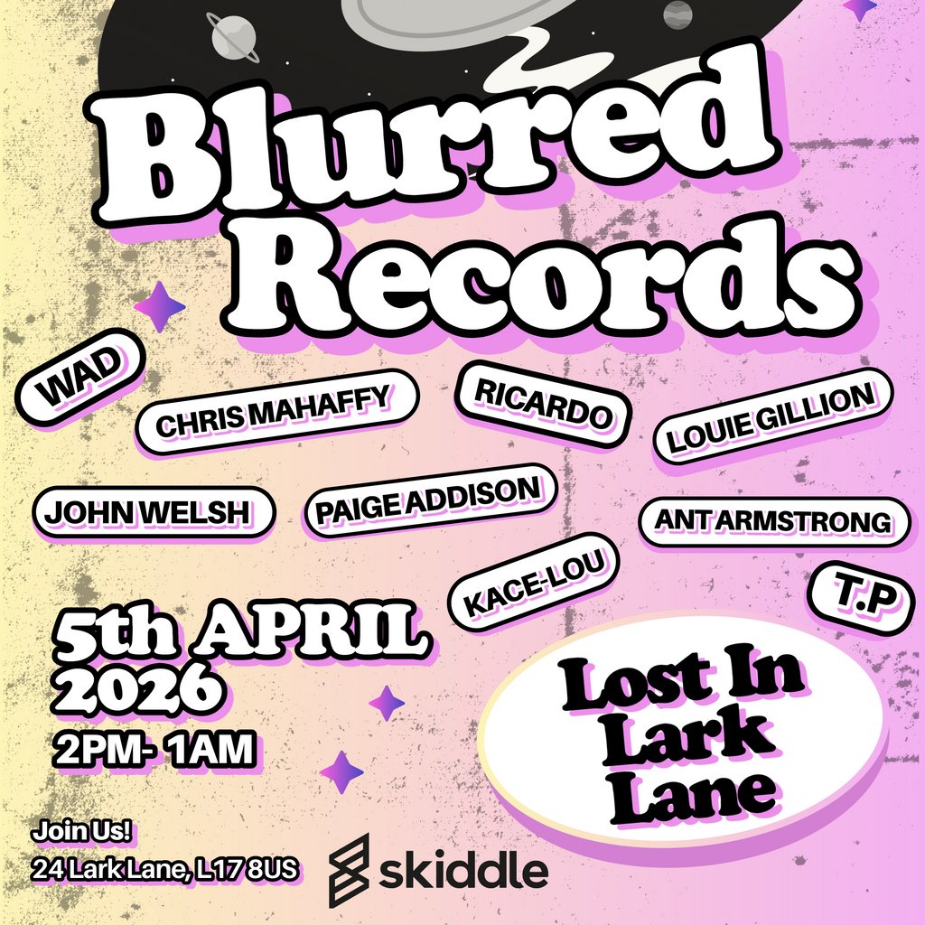 Blurred Records Easter 'Disco All Day'