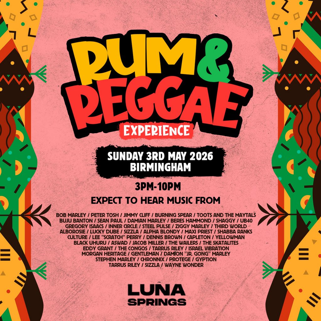 Summer Outdoor Rum & Reggae Festival - Luna Spring Birmingham