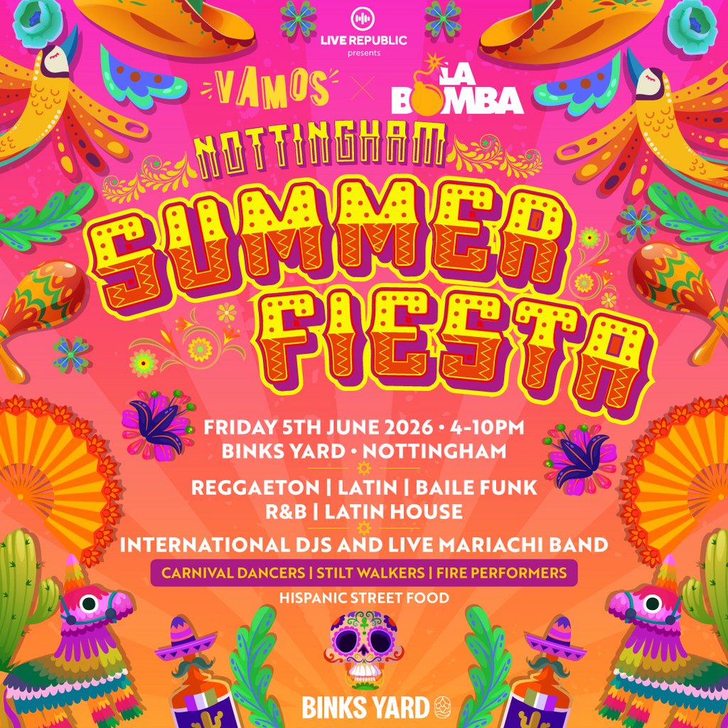 Nottingham's Summer Fiesta 2026 | VAMOS X LA BOMBA | Binks Yard