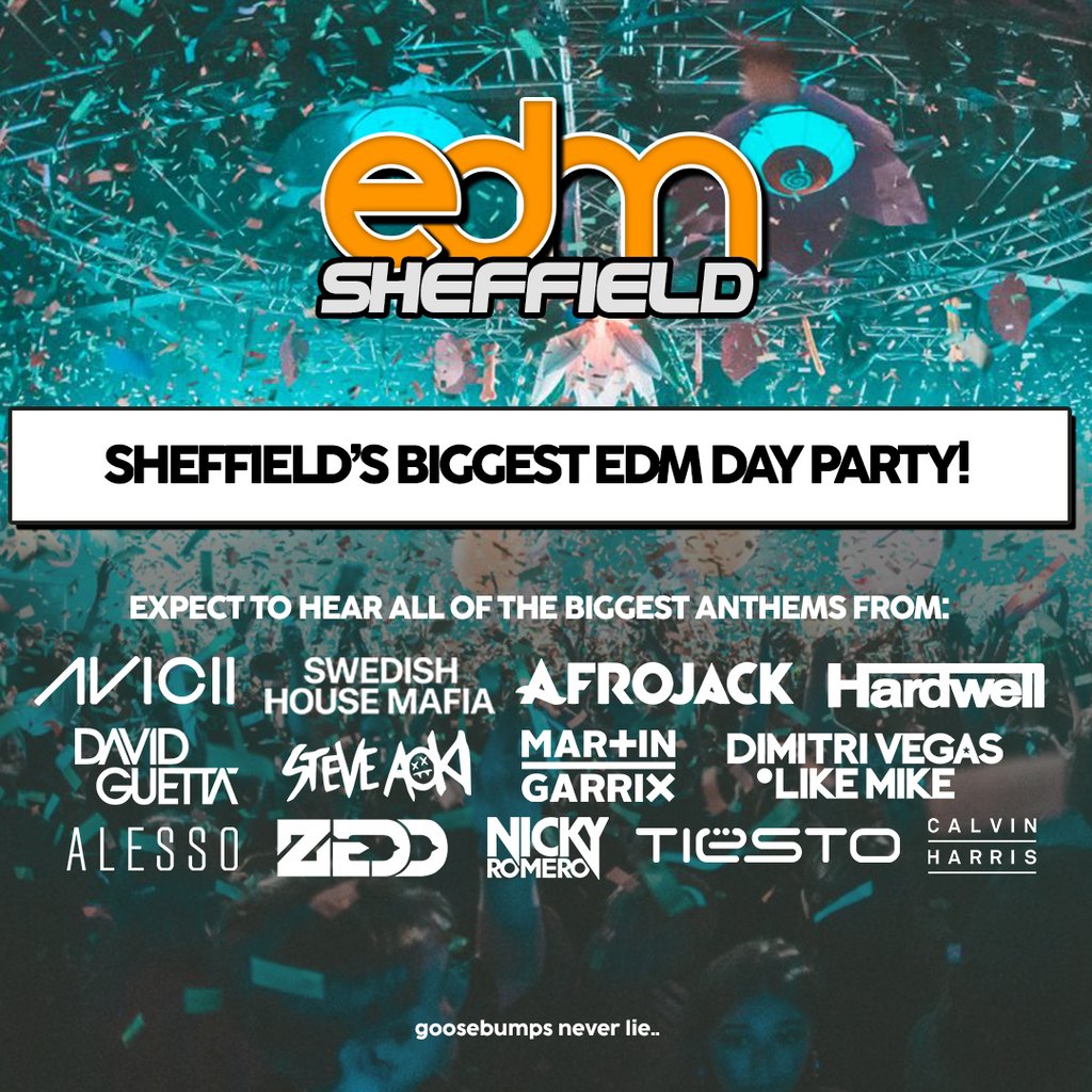 2010's EDM: The Day Party! - Sheffield