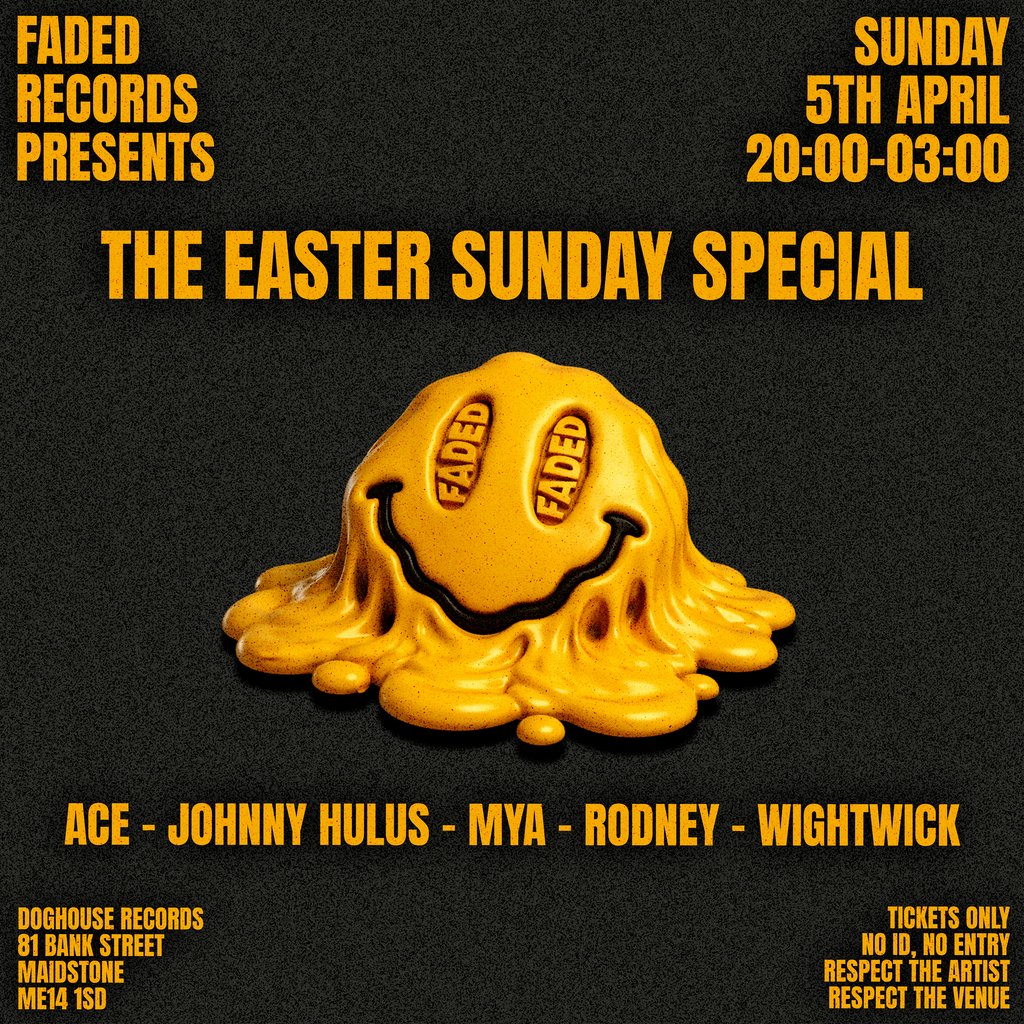 Faded Records presents: The Easter Sunday Special