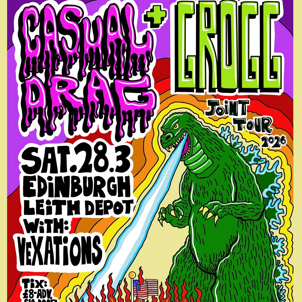 Casual Drag, Grogg & Vexations at Leith Depot