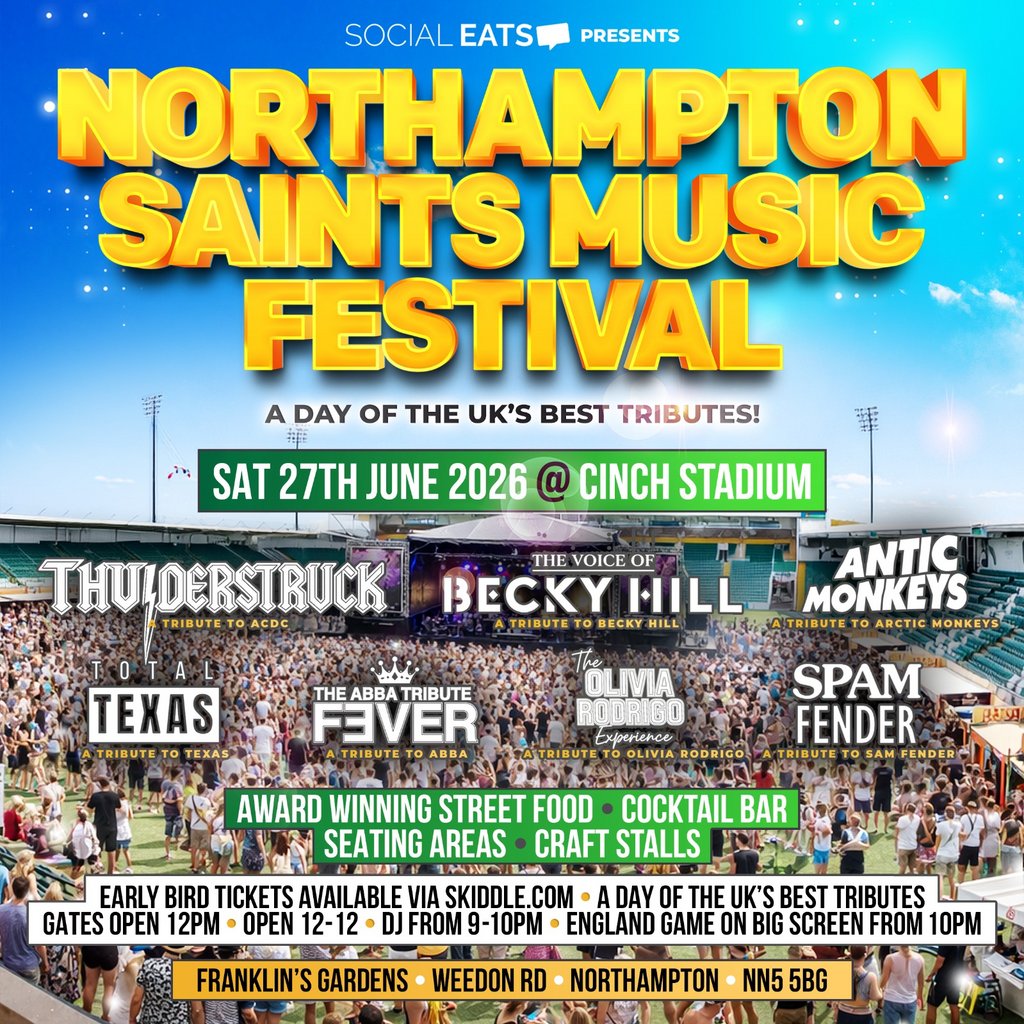 Northampton Saints Music Festival 2026