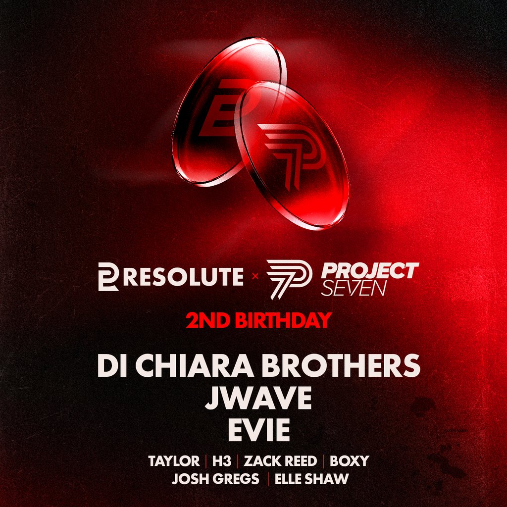 Project Seven X Resolute: Di Chiara Brothers, JWave & Evie