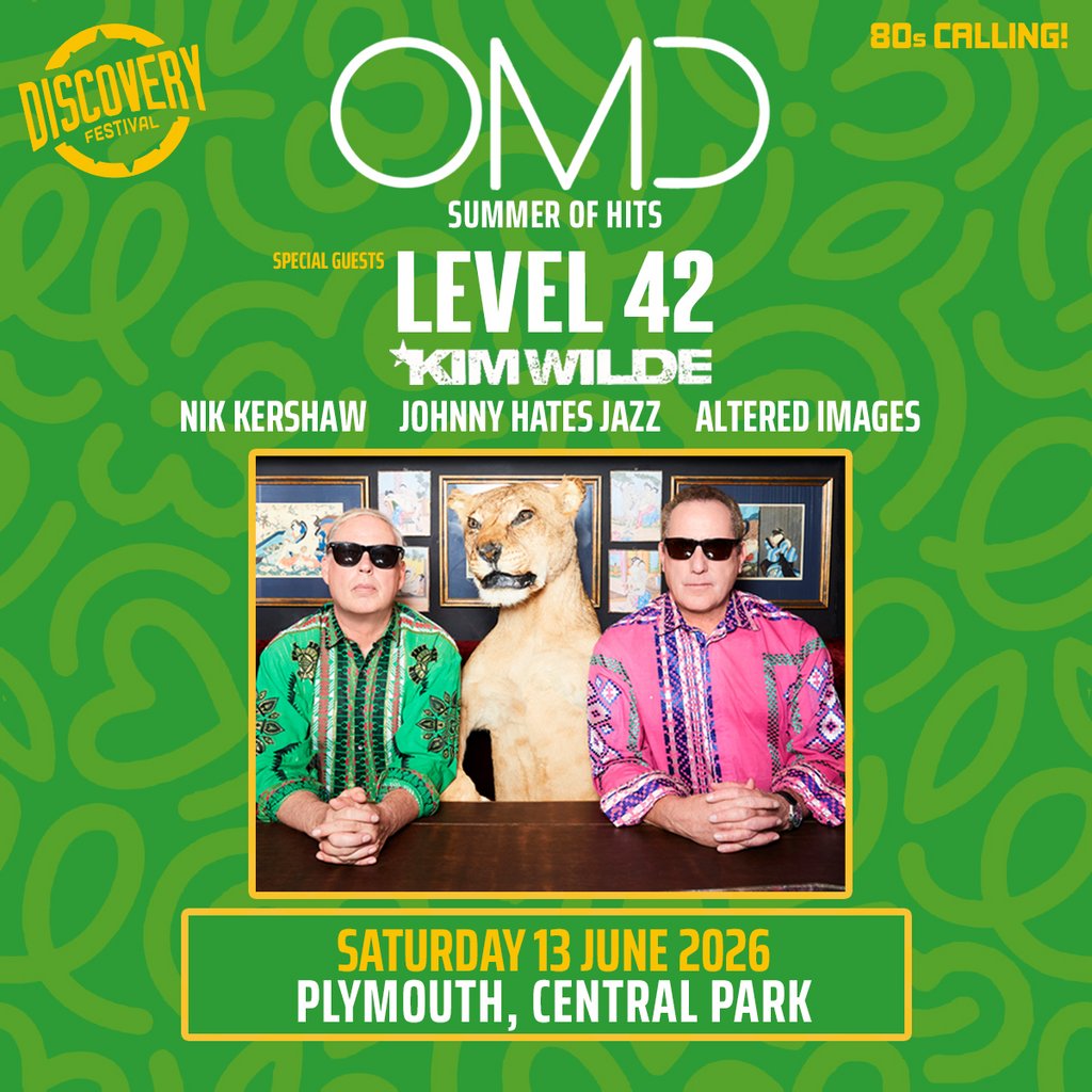 80s Calling! Plymouth w/ OMD, Level 42, Kim Wilde & more!