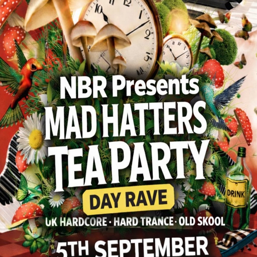 Natural born  Raver's present Mad hatters tea party