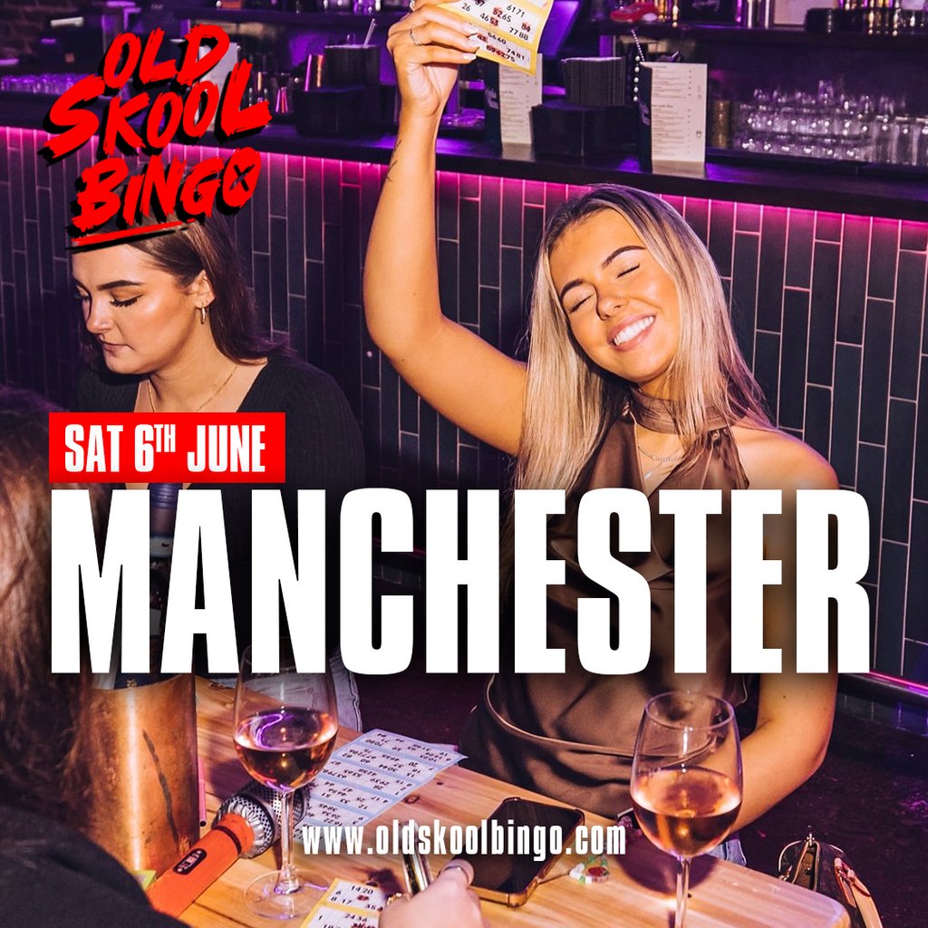 Old Skool Bingo Sat 6th June Manchester
