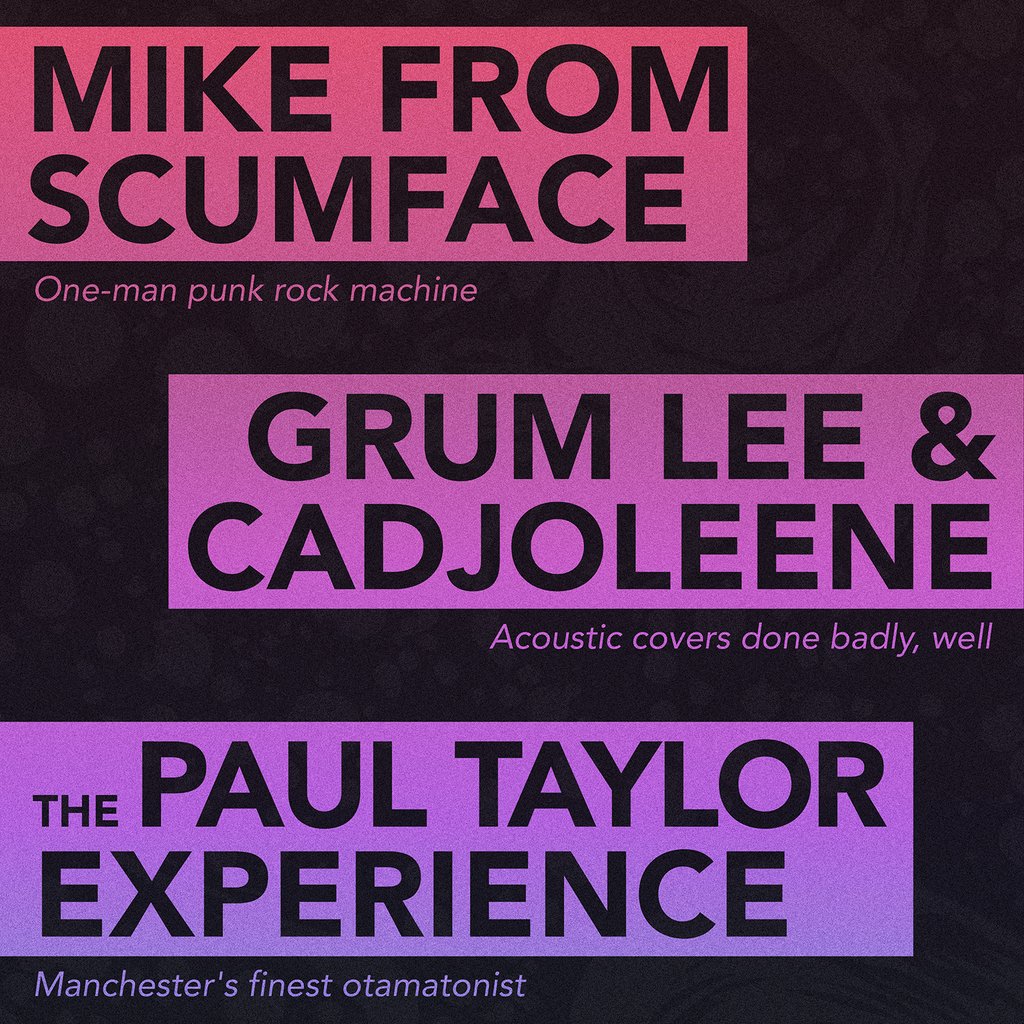 Mike From Scumface / Grum Lee & Cadjoleene / The Paul Taylor Exp