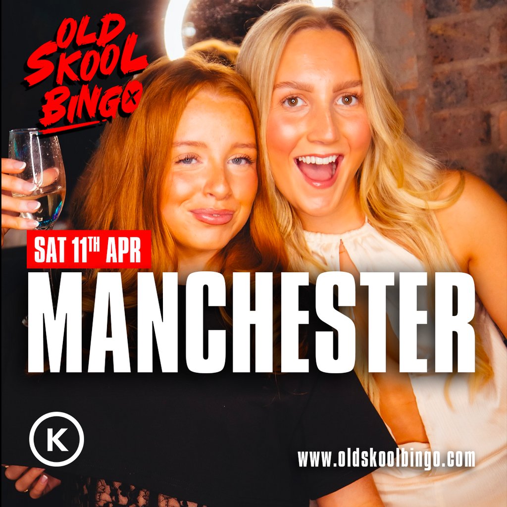 Old Skool Bingo Sat 13th June Manchester
