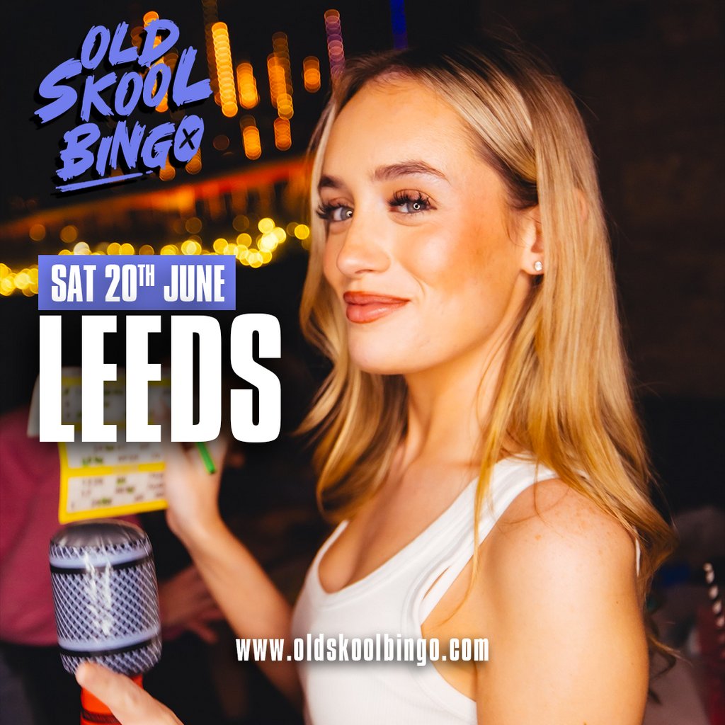 Old Skool Bingo Sat 20th June Leeds