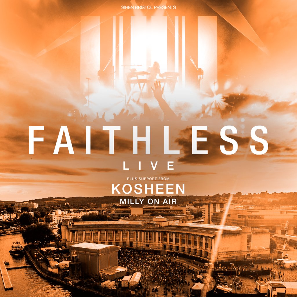 Faithless [LIVE] on Bristol Harbourside | Siren