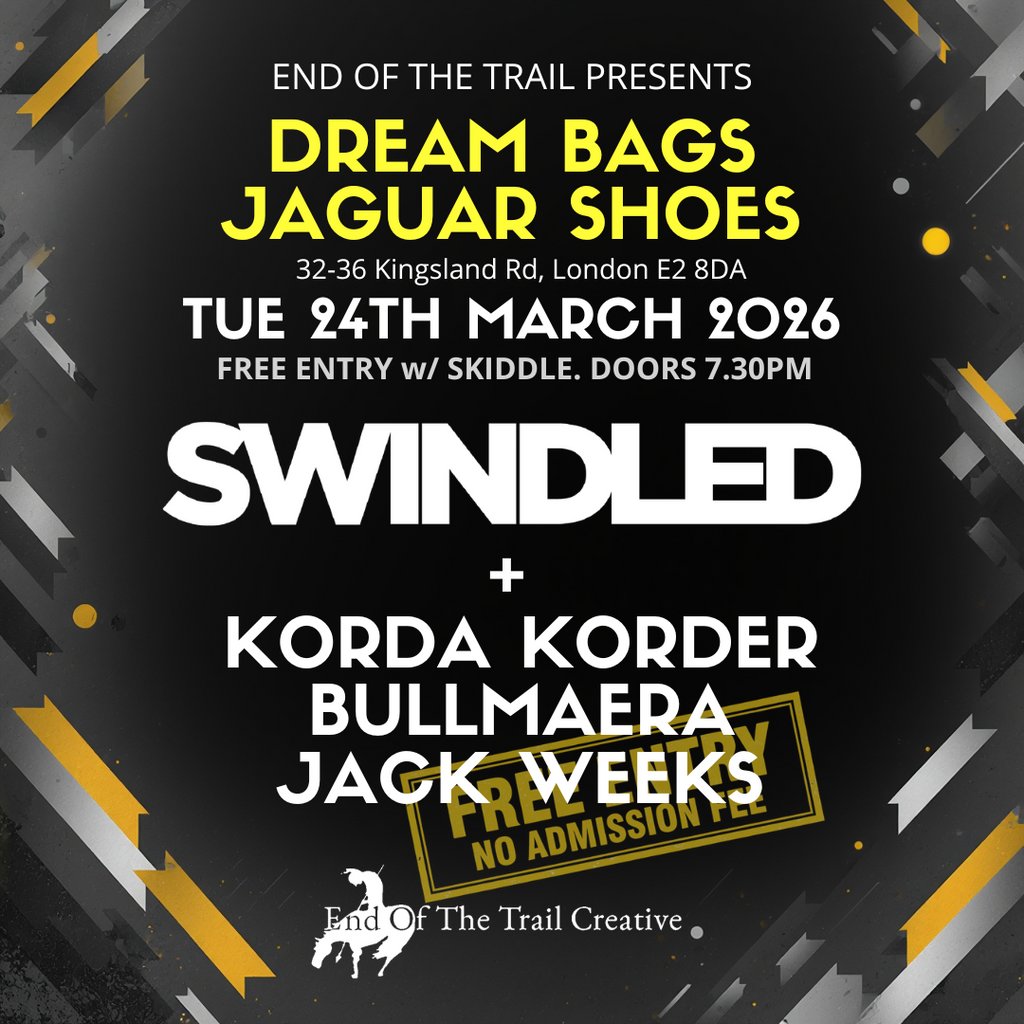 Swindled, Korda Korder, Bullmaera, Jack Weeks @ Dream Bags