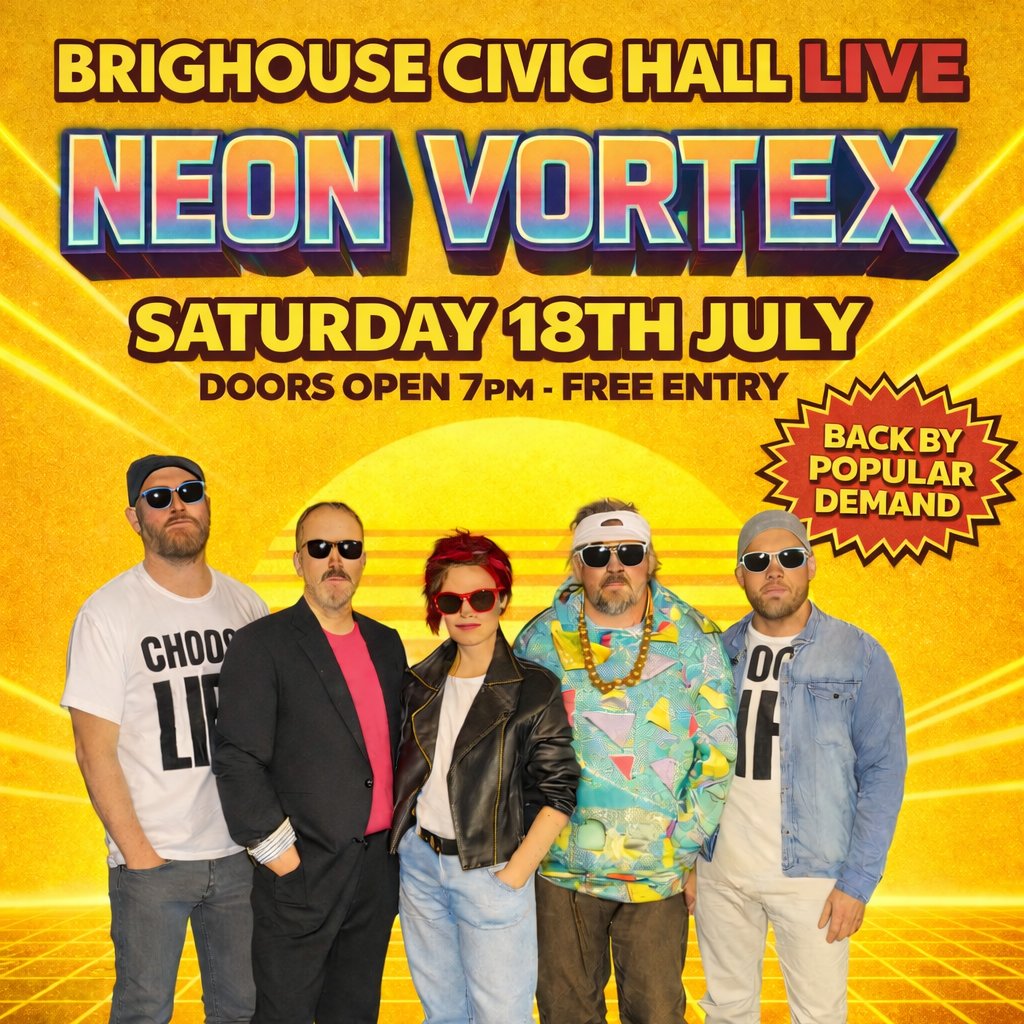 Neon Vortex 80s Night
