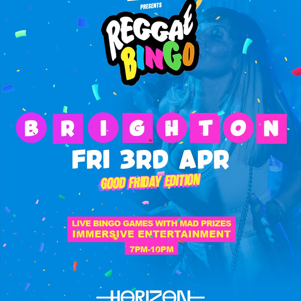 Reggae Bingo - Brighton - Fri 3rd Apr