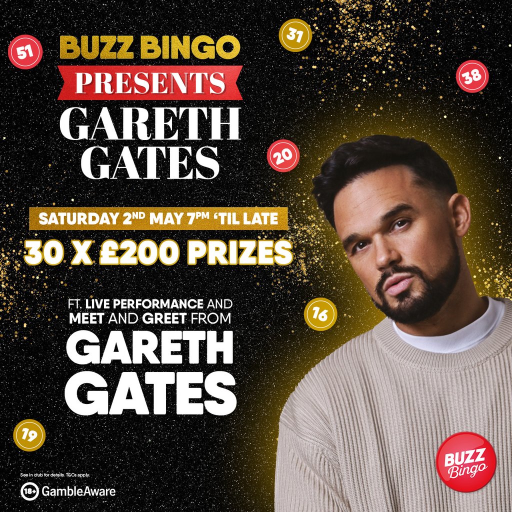 Gareth Gates - Buzz Bingo Feltham 02/05/2026