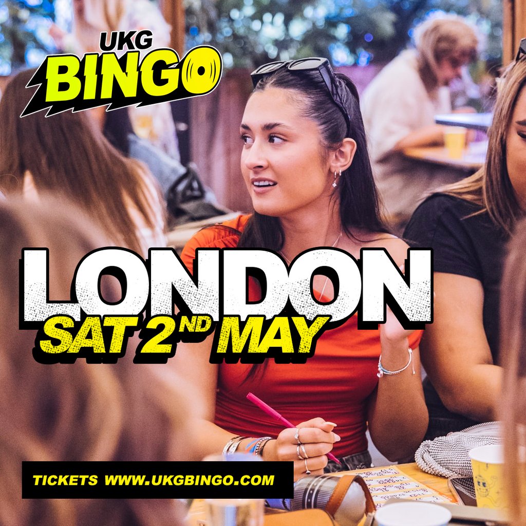 UKG BINGO Sat 2nd May London