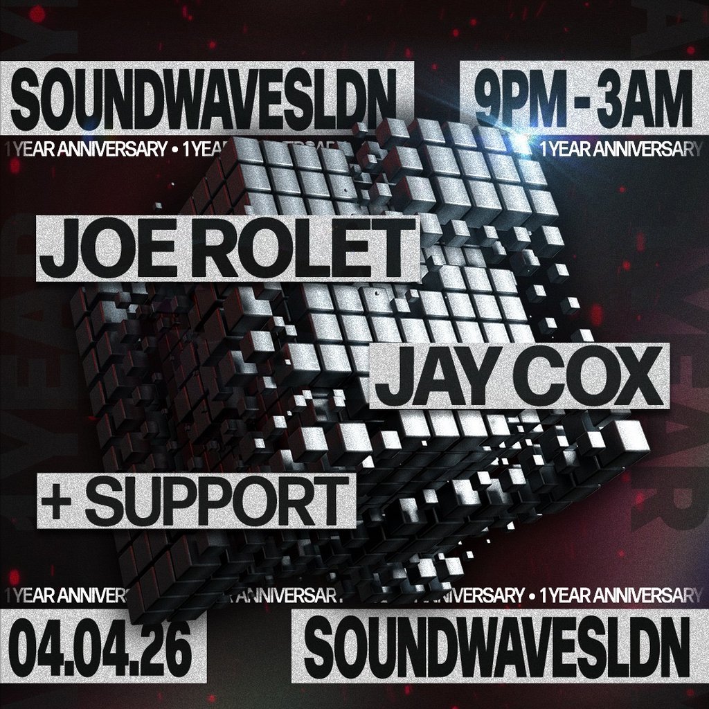 Soundwavesldn : JOE ROLÈT @THIRTY3HZ